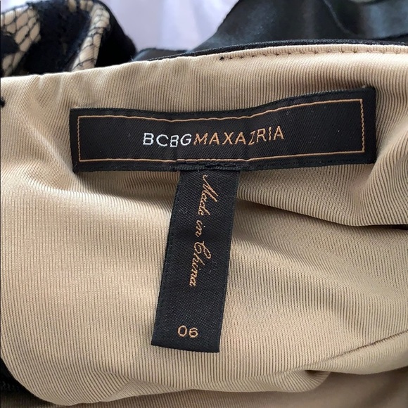 BCBG Maxazria satin and lace dress - Picture 3 of 3